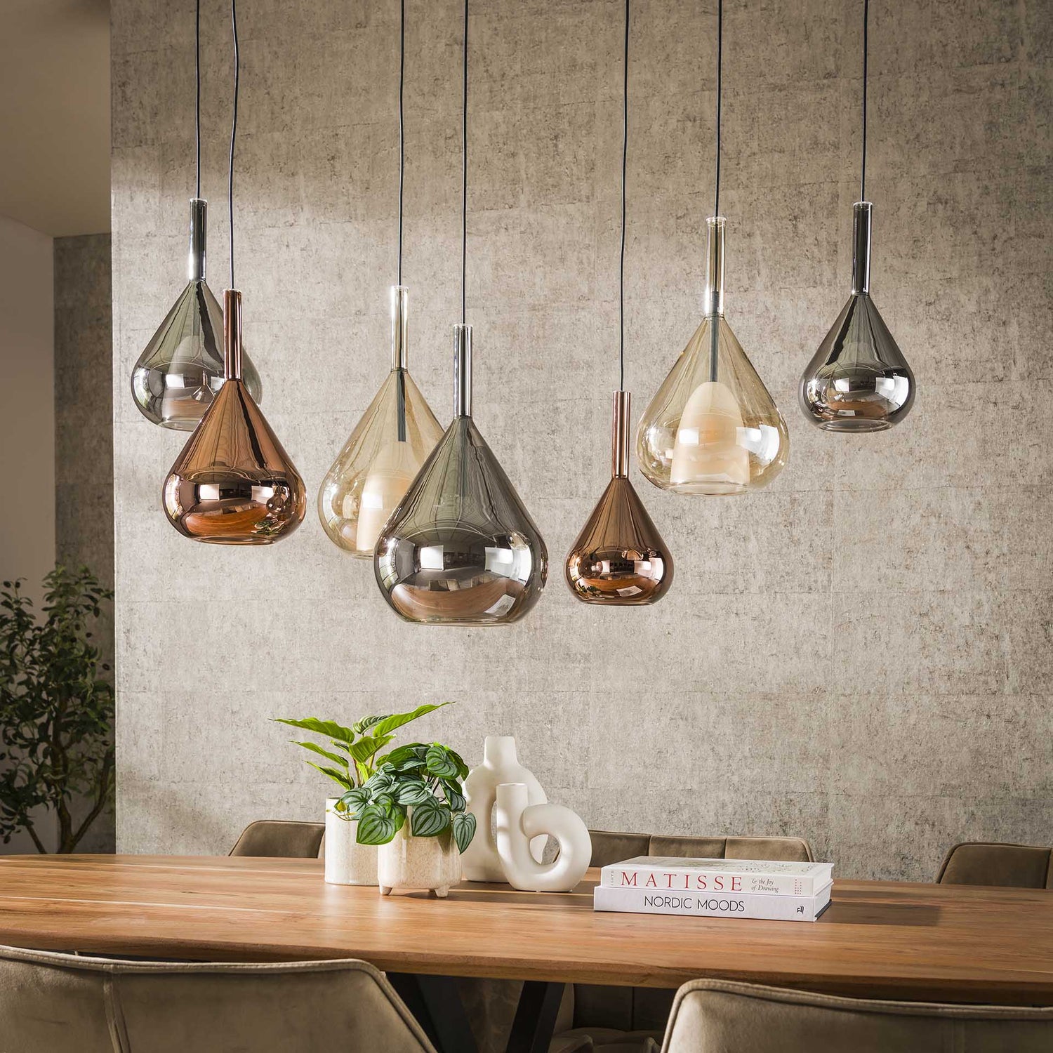 Hanglamp Gerry 4+3 - Industrieelinhuis.nl