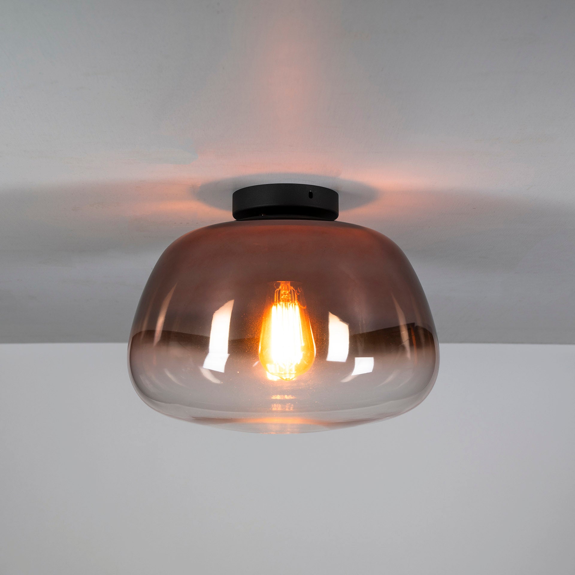 Plafondlamp Pulse Shaded Koper