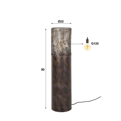 Vloerlamp Glow Ø22,5 cilinder 90cm - Industrieelinhuis.nl