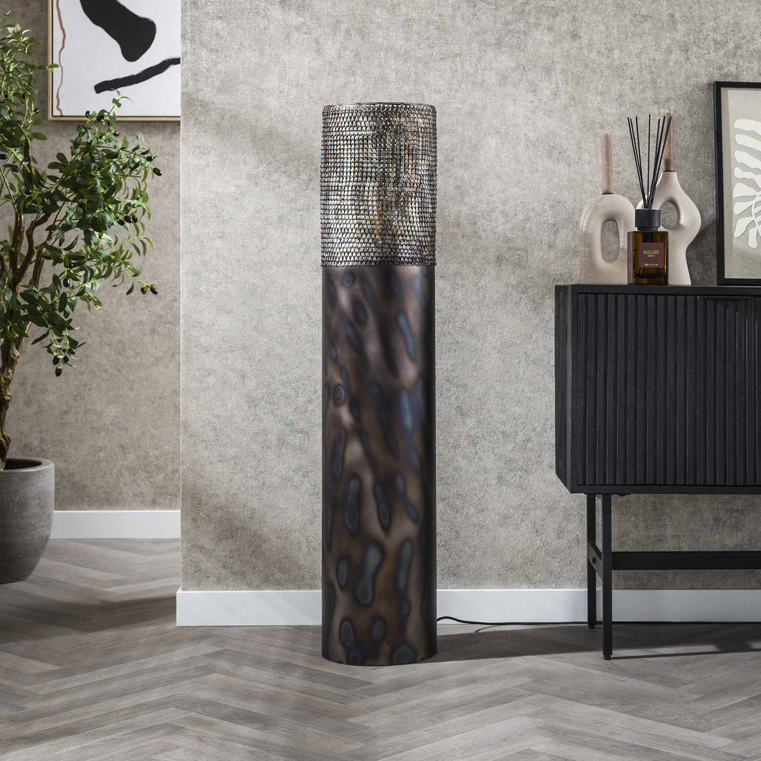 Vloerlamp Glow Ø25 cilinder 120cm - Industrieelinhuis.nl