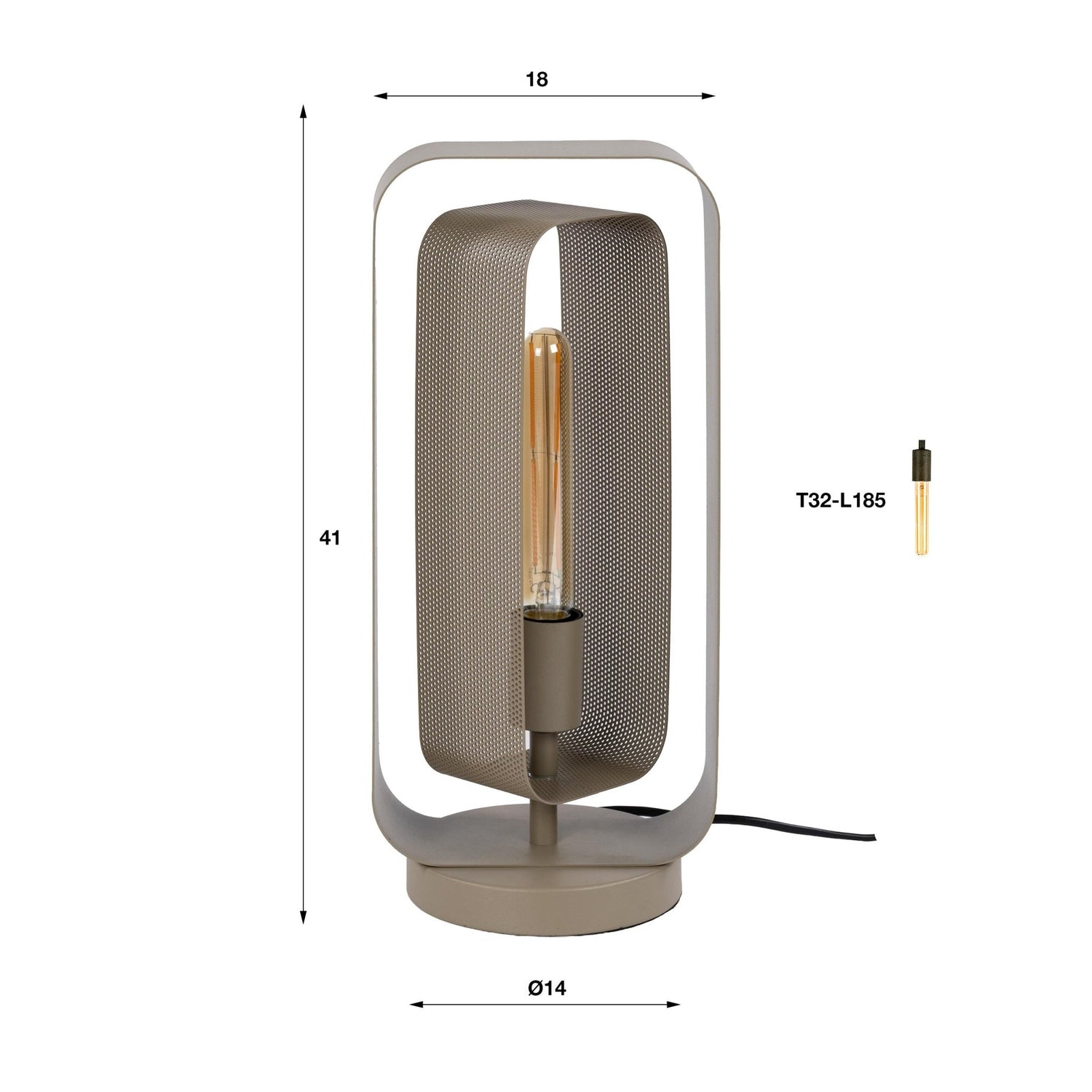Tafellamp Mesh Rotate 1L