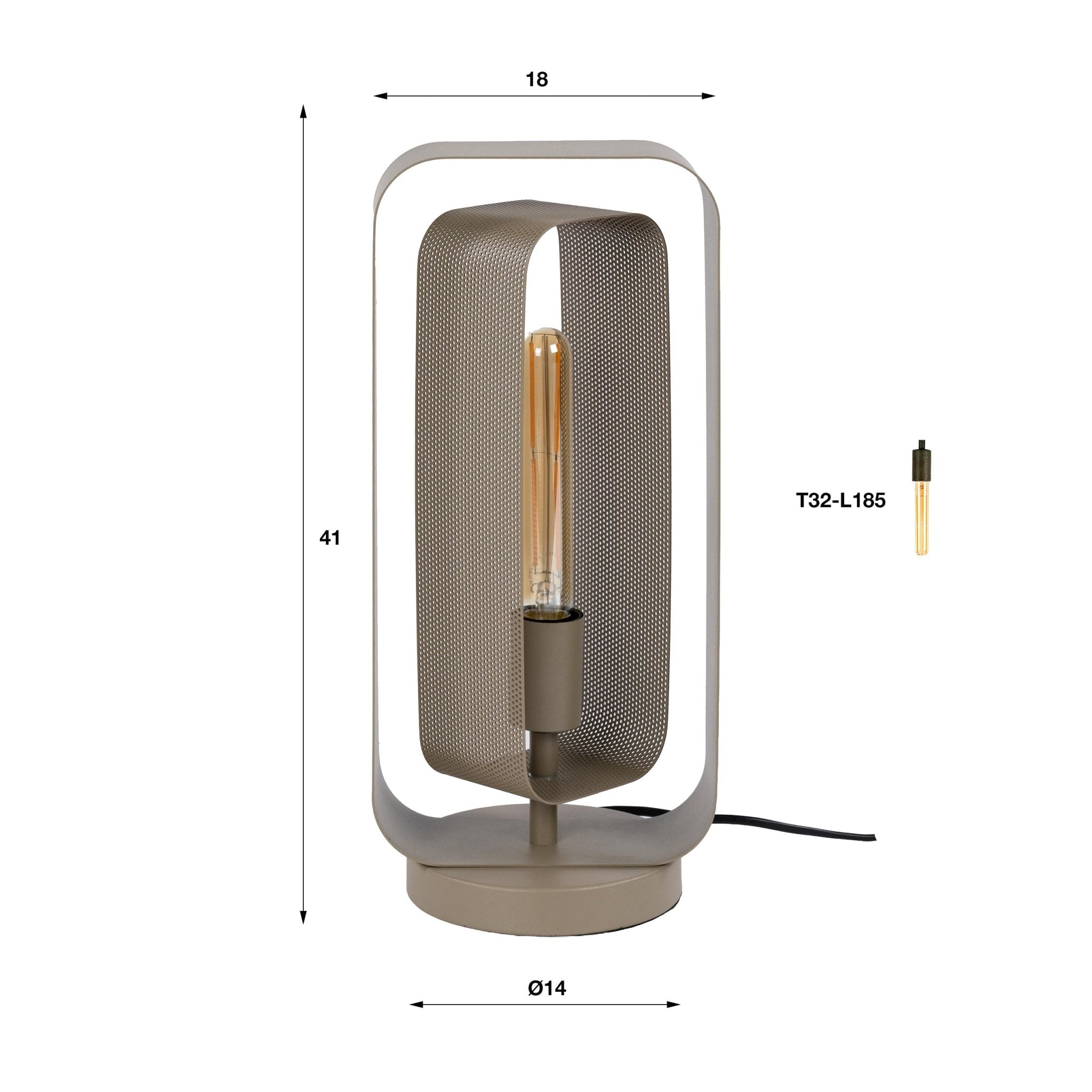 Tafellamp Mesh Rotate 1L