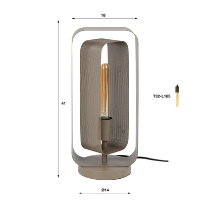 Tafellamp Mesh Rotate 1L