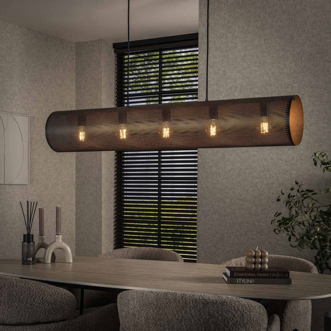 Hanglamp Meshglow 5L - Industrieelinhuis.nl