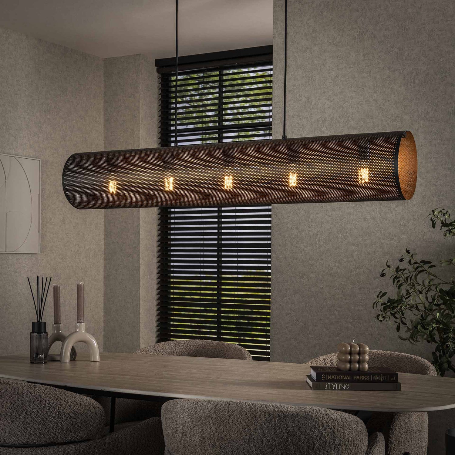 Hanglamp Meshglow 5L - Industrieelinhuis.nl