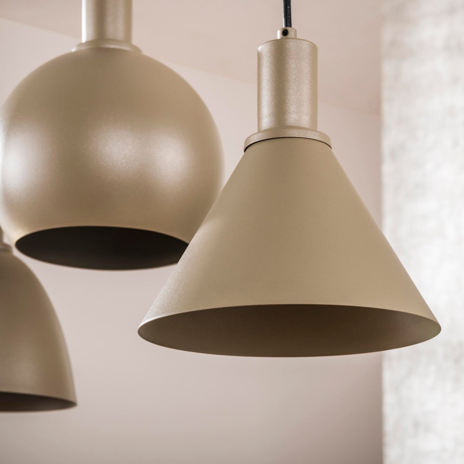 Hanglamp 5L Stellaro Beige