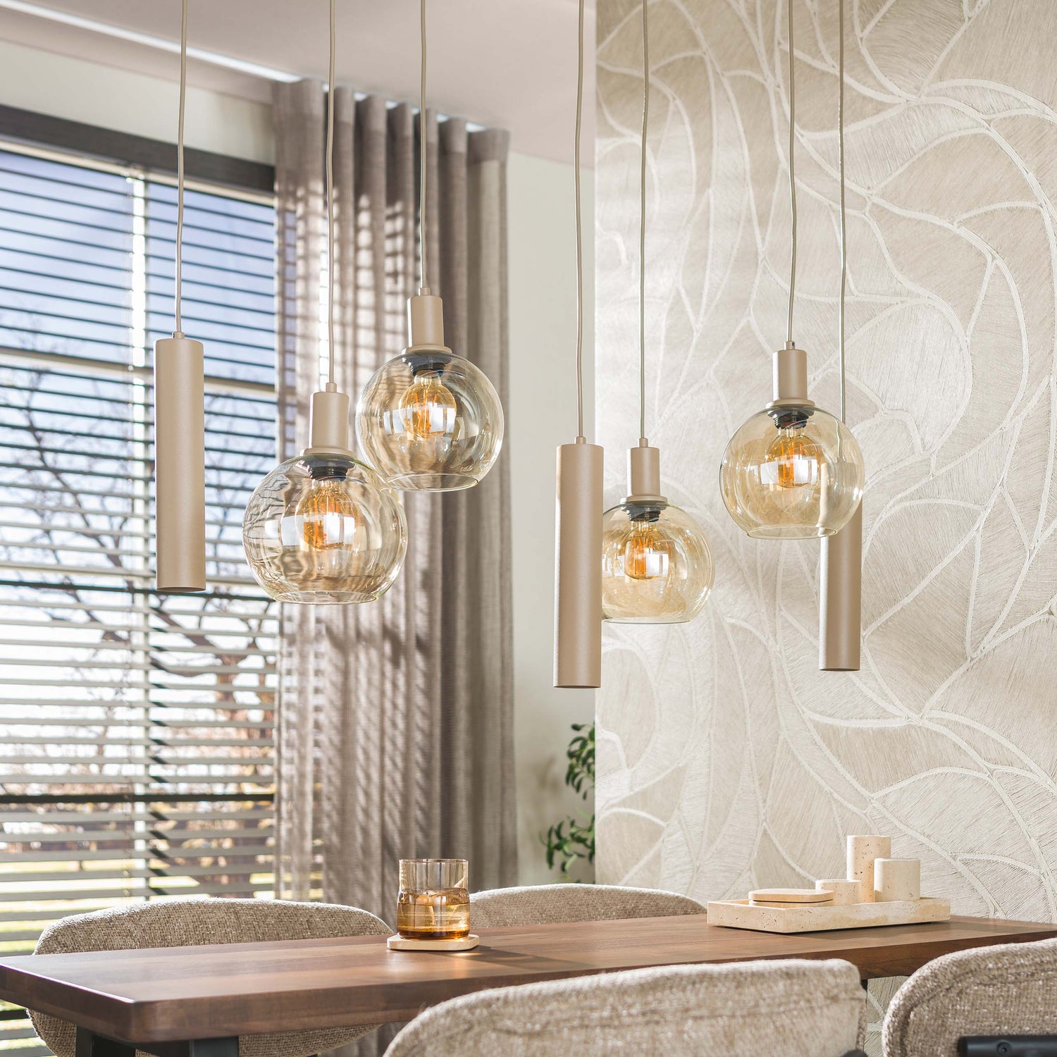 Hanglamp Sfera Tricolore 4+3L
