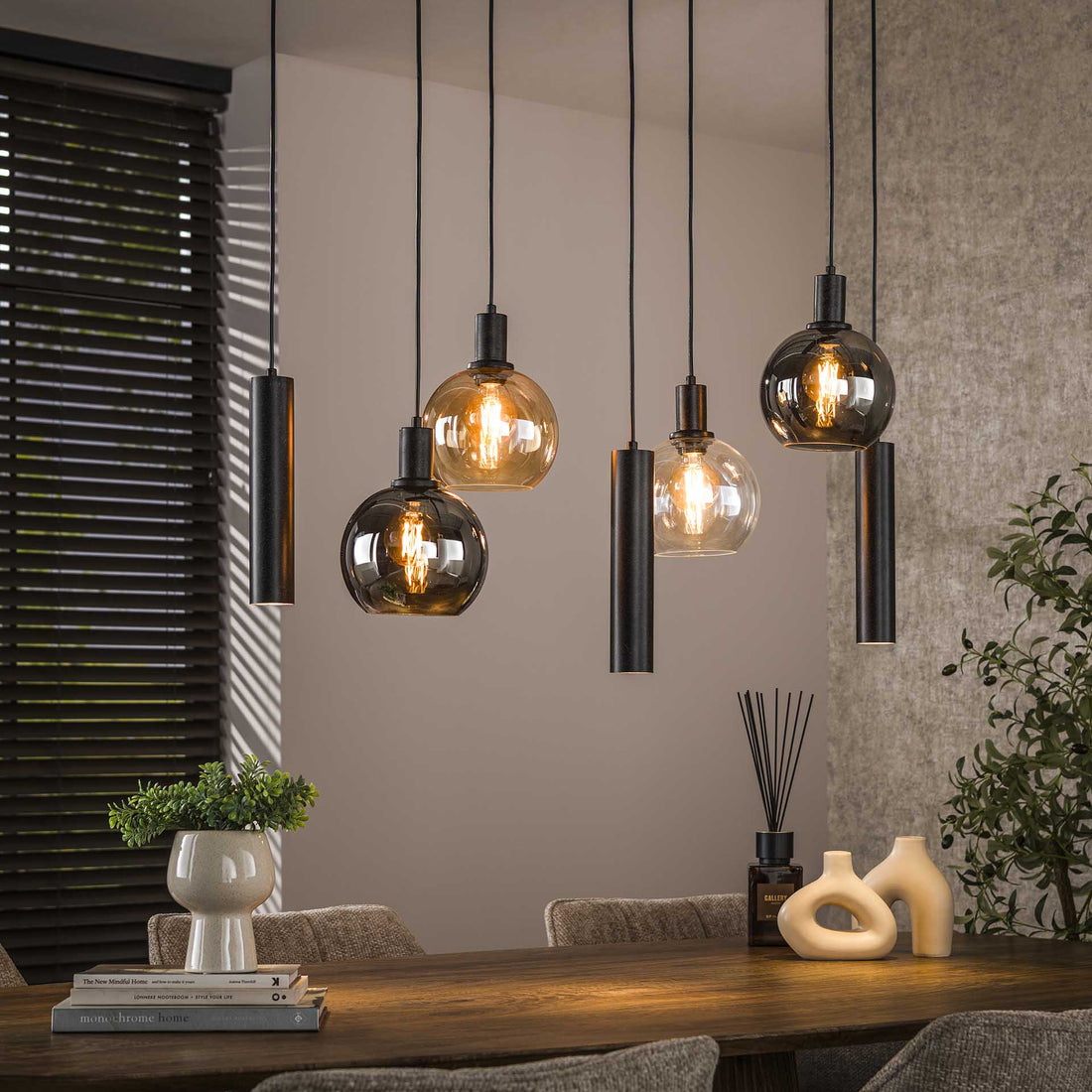 Hanglamp Vera 4L+3L - Industrieelinhuis.nl
