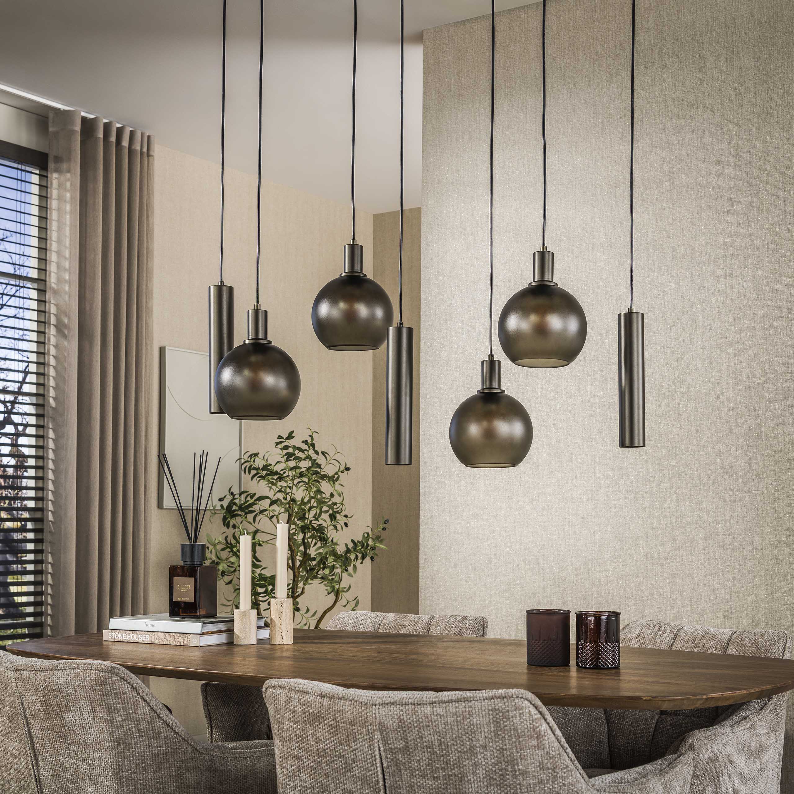 Hanglamp Sfera Tricolore 4+3L - Industrieelinhuis.nl