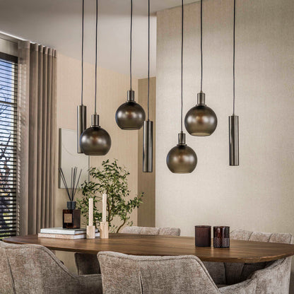 Hanglamp Sfera Tricolore 4+3L - Industrieelinhuis.nl