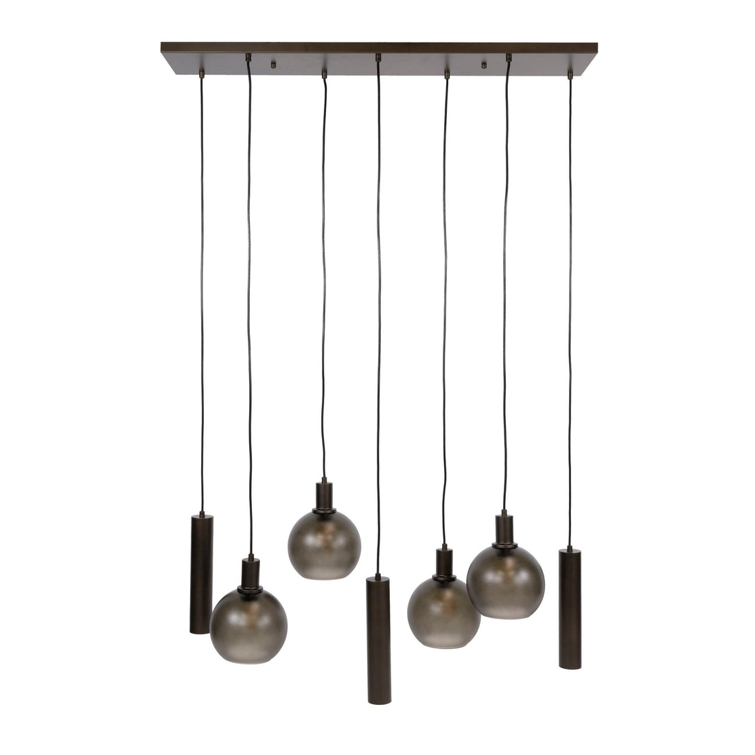 Hanglamp Sfera Tricolore 4+3L - Industrieelinhuis.nl
