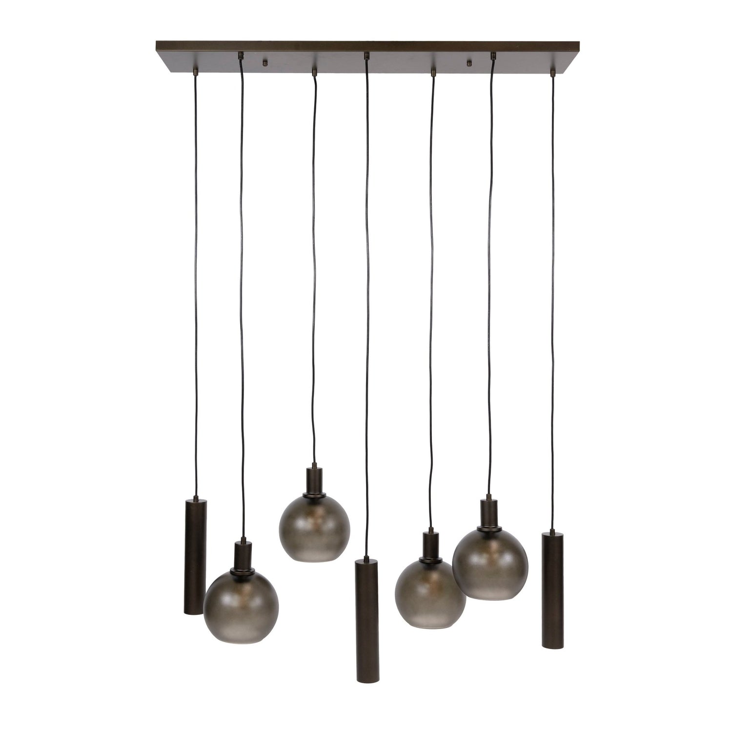 Hanglamp Sfera Tricolore 4+3L - Industrieelinhuis.nl