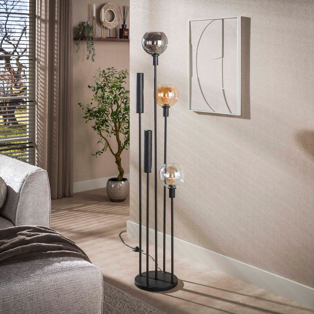 Vloerlamp Sfera Tricolore 5L