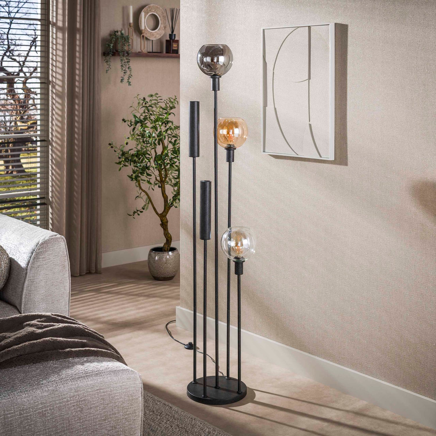 Vloerlamp Sfera Tricolore 5L