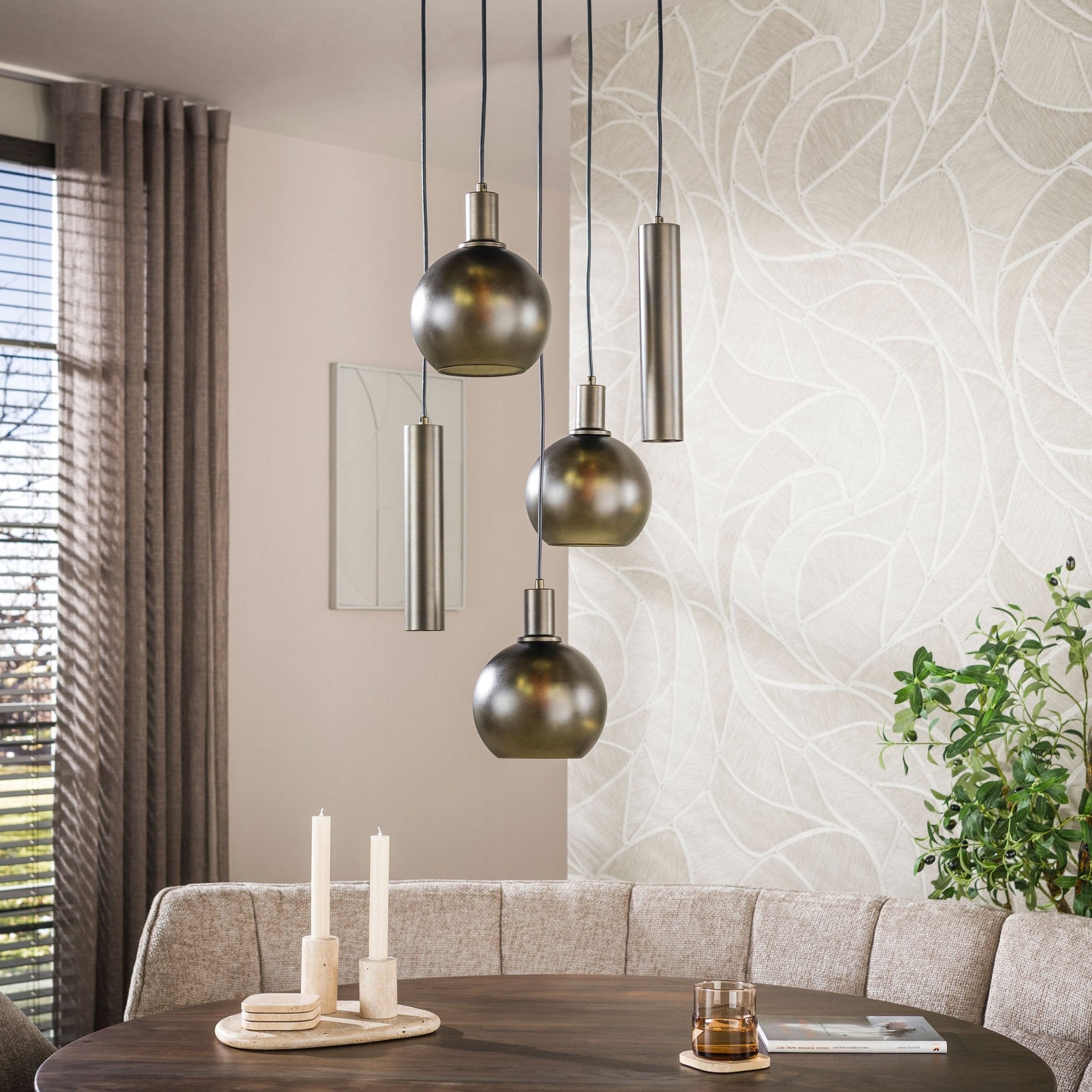 Hanglamp Sfera Tricolore getrapt 5L