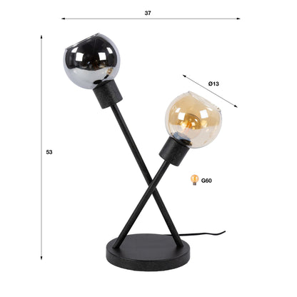 Tafellamp Sfera Tricolore 2L