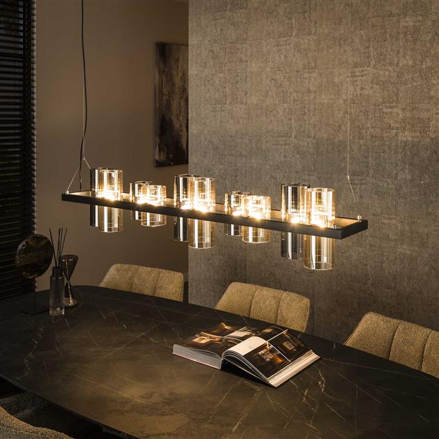 Hanglamp Cylinder Glass 10L