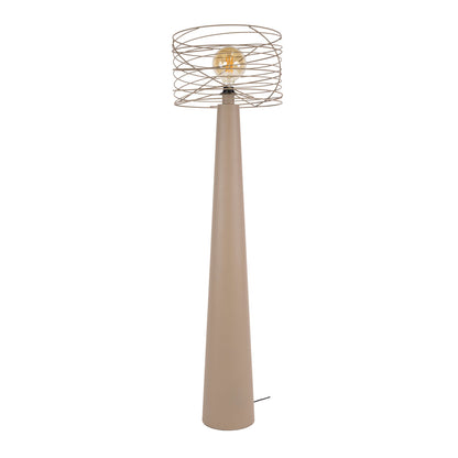 Vloerlamp Curl 1L Beige - Industrieelinhuis.nl
