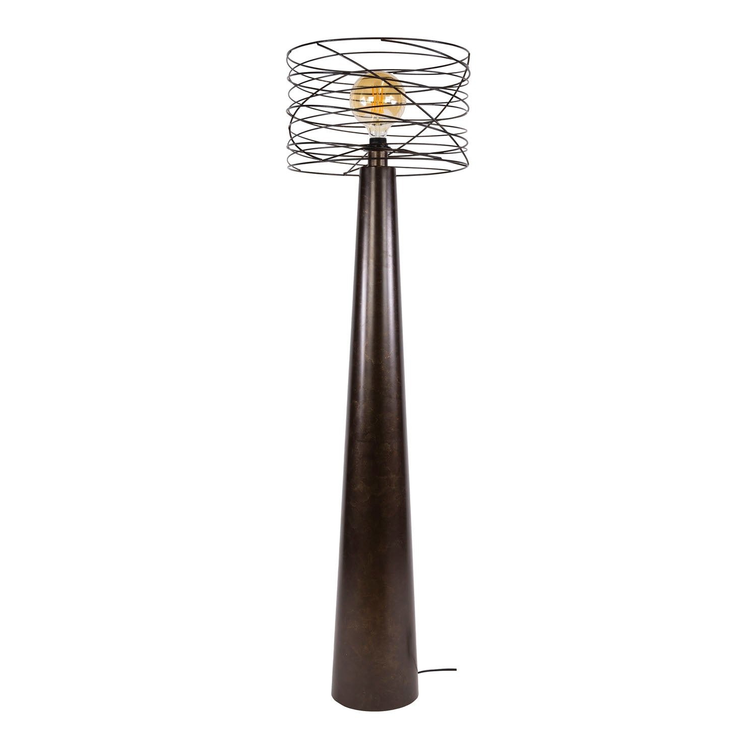Vloerlamp Curl 1L - Industrieelinhuis.nl