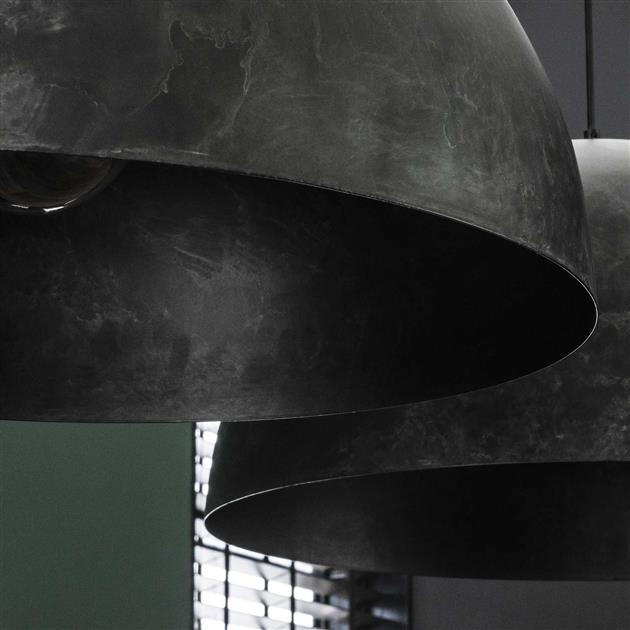 Hanglamp industrieel set van 2 Danielle Grijs Ø60 cm - Industrieelinhuis.nl