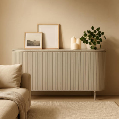 Dressoir Solana | 165 cm | Taupe - Industrieelinhuis.nl