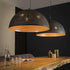 Hanglamp Mira Zwart Bruin Ø70 cm - Industrieelinhuis.nl