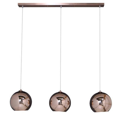 Hanglamp Aura CopperGlobe Koper 3 lichtpunten - Industrieelinhuis.nl