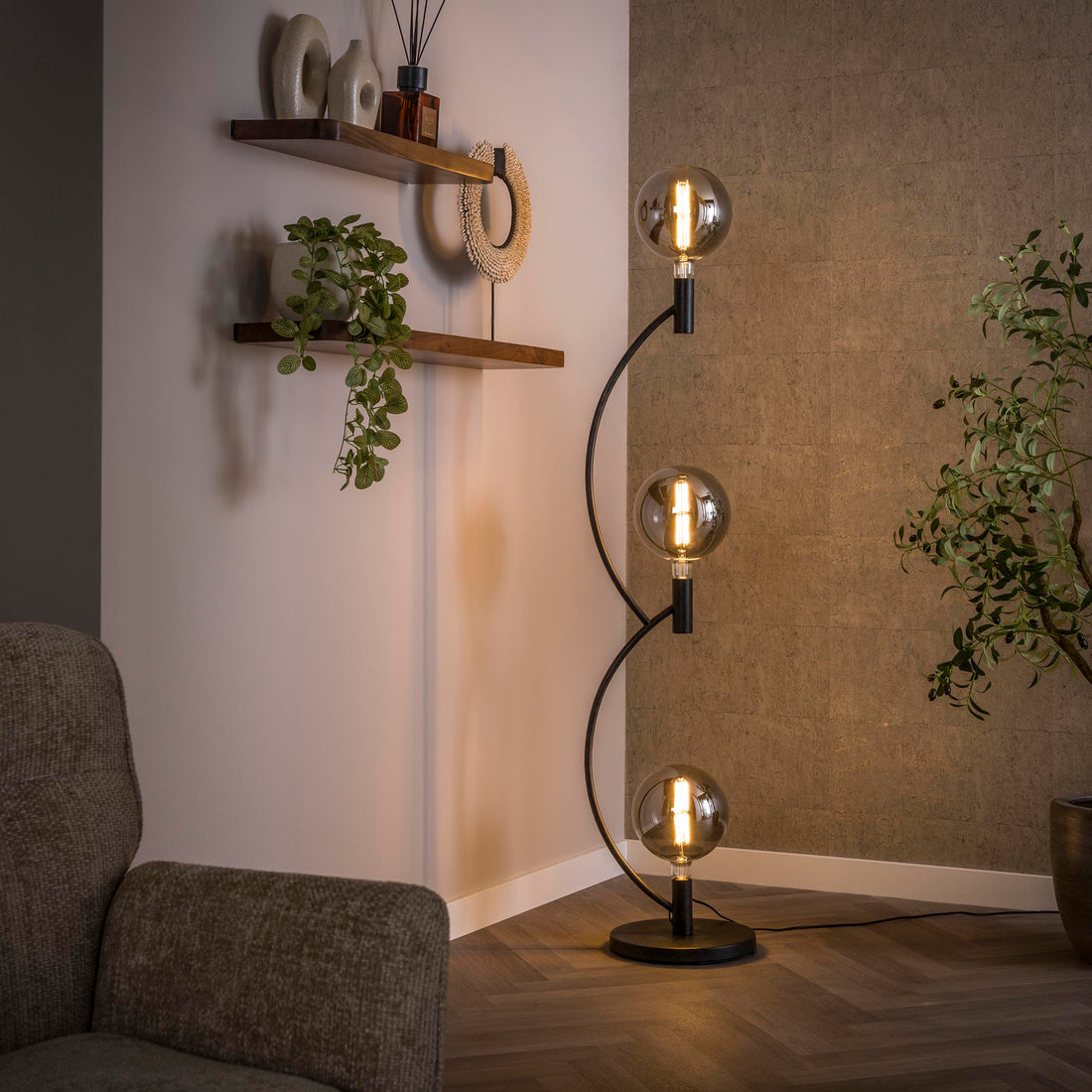 Vloerlamp Arcus 3L