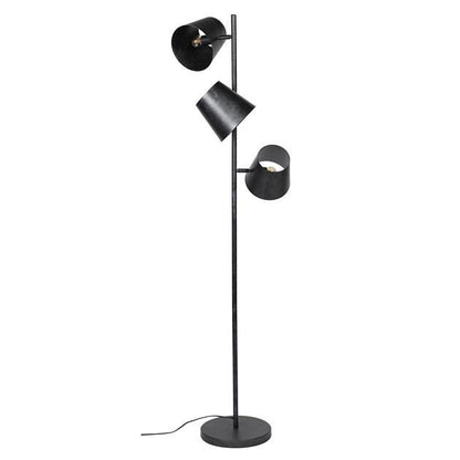 Vloerlamp Kinetica Houtskool Ø18 cm 3 lichtpunten - Industrieelinhuis.nl