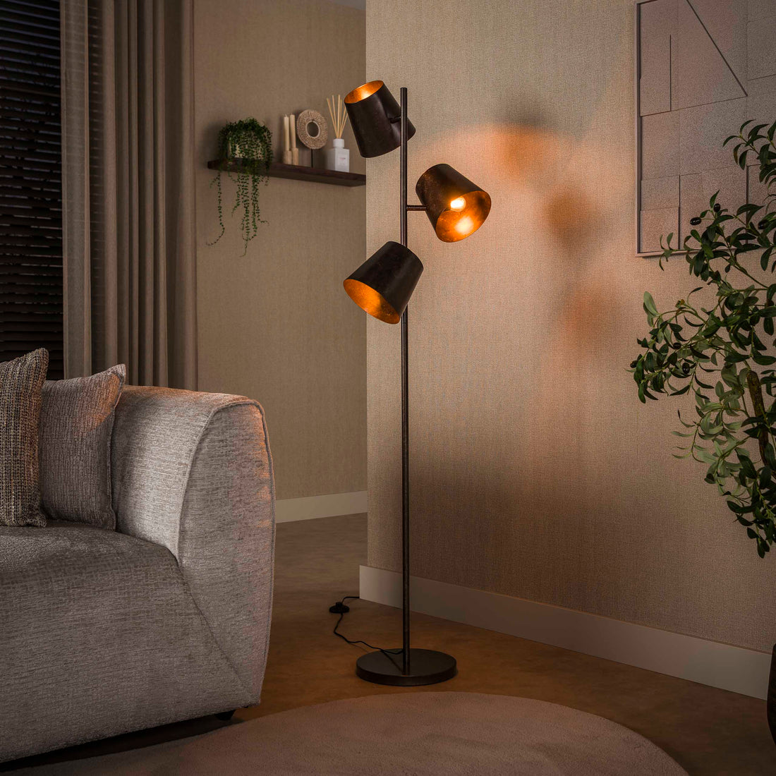 Vloerlamp Kinetic 3L
