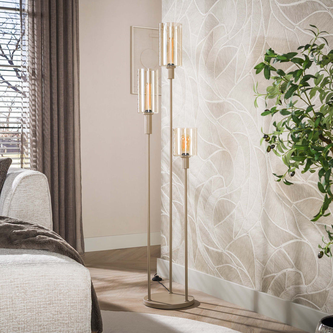 Vloerlamp Sepiora 3L