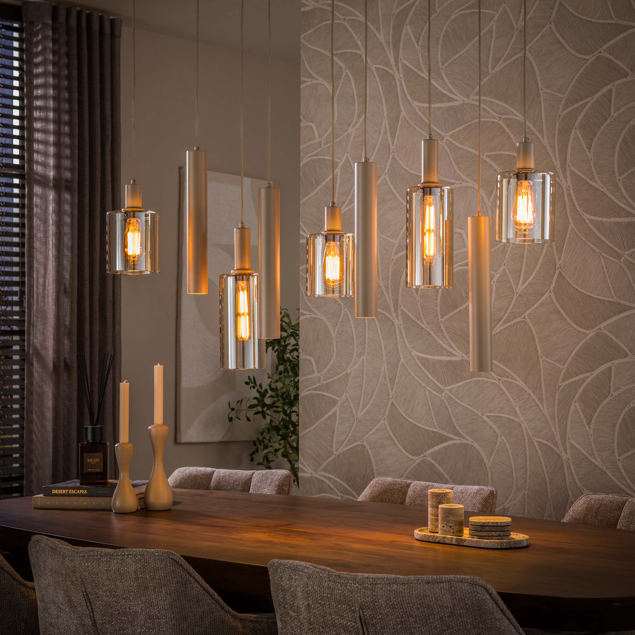 Hanglamp Sepiora 5+4L