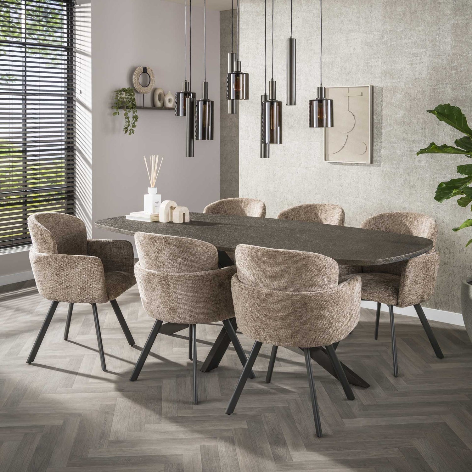 Hanglamp Sepiora Bruin - Industrieelinhuis.nl