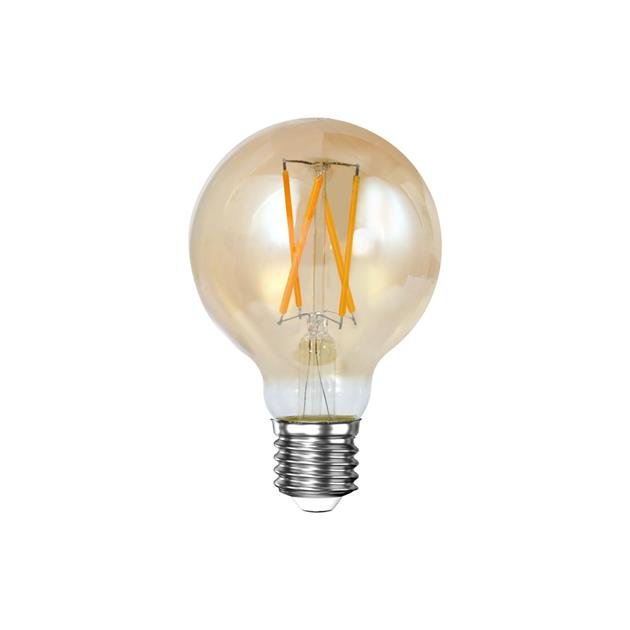Lichtbron LED [G70] filament bol Ø7 / Amberkleurig glas - Industrieelinhuis.nl