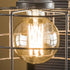 Lichtbron LED [G95] filament bol Ø9,5 - E27 6W dimbaar / Amberkleurig glas - Industrieelinhuis.nl