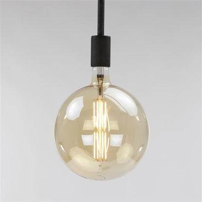 Lichtbron LED [G200] filament bol Ø20,0 - E27 8W / Amberkleurig glas - Industrieelinhuis.nl