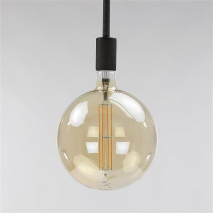 Lichtbron LED [G200] filament bol Ø20,0 - E27 8W / Amberkleurig glas - Industrieelinhuis.nl