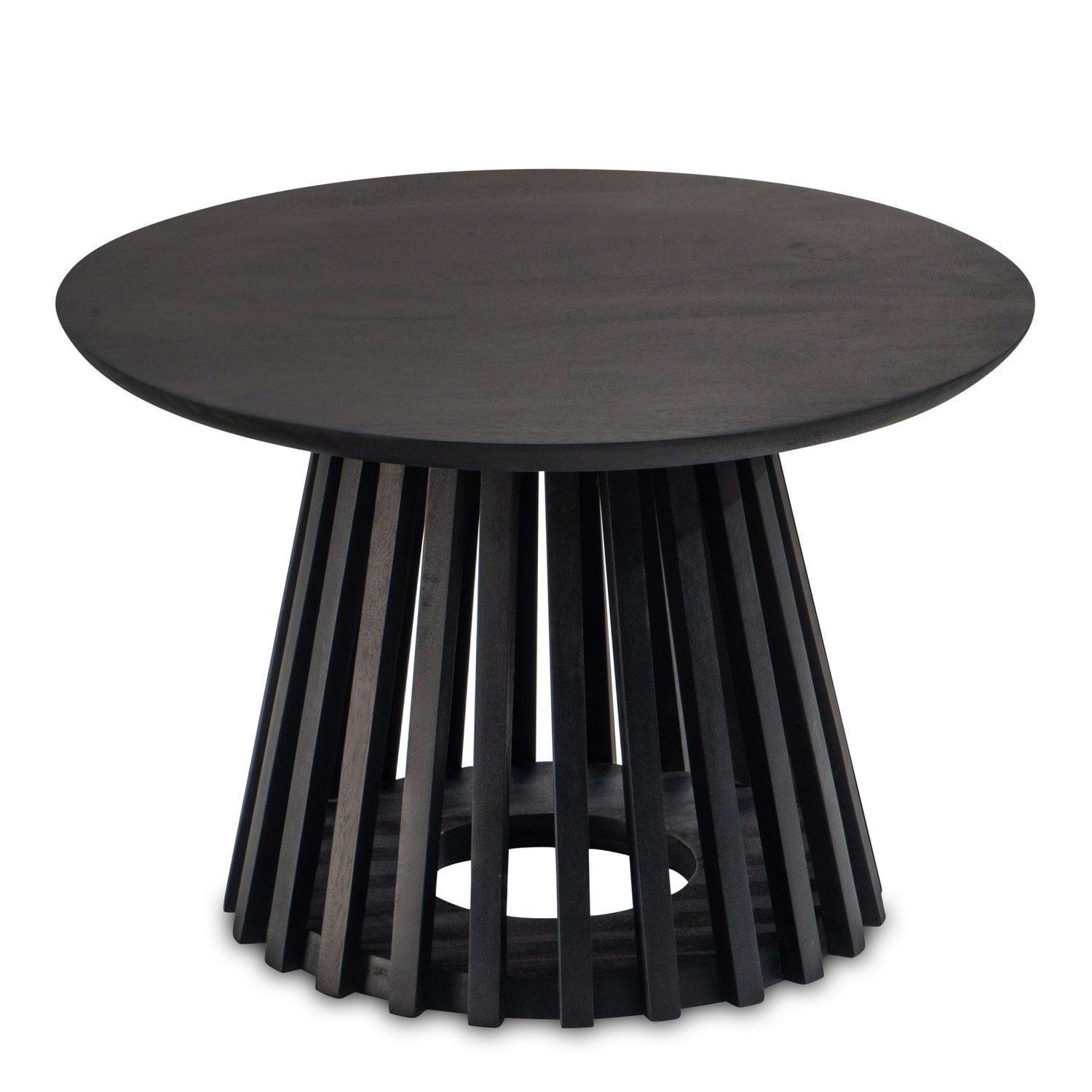 Salontafel zwart rond 60x60x41cm