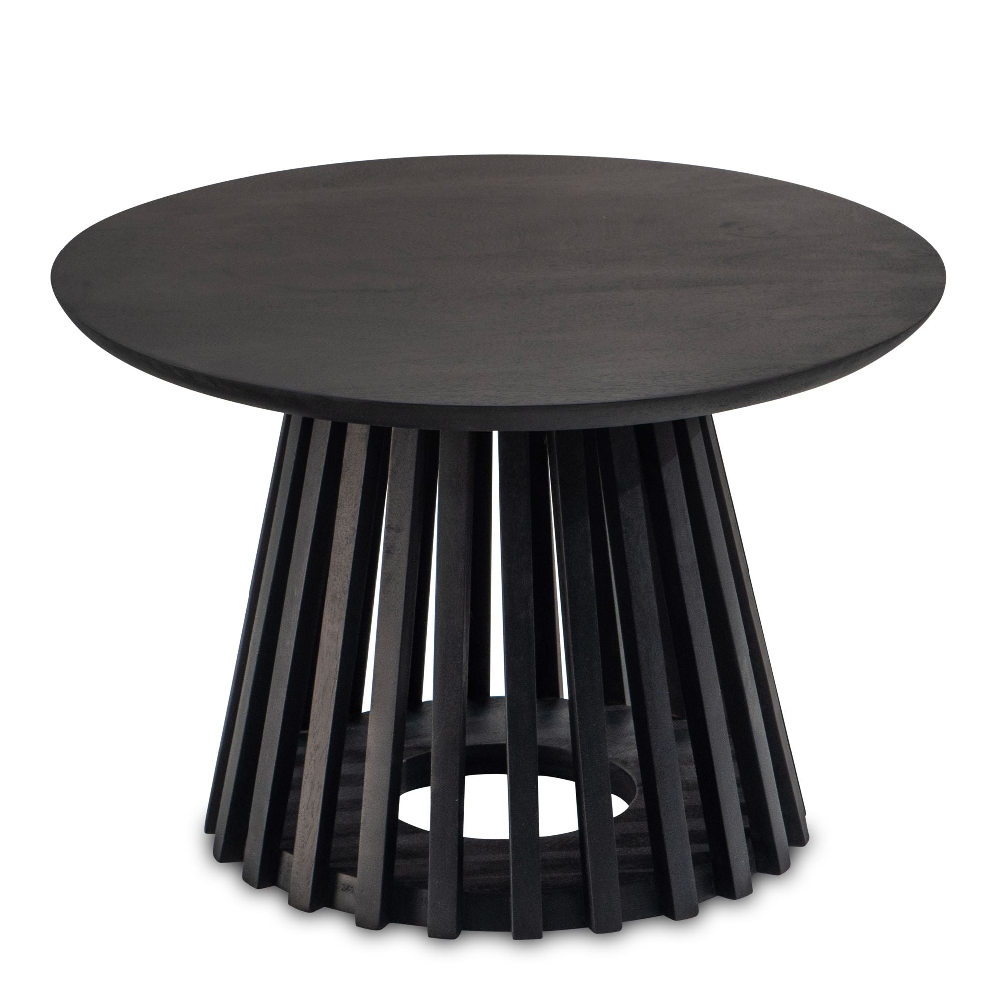 Salontafel zwart rond 60x60x41cm