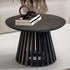 Salontafel zwart rond 60x60x41cm