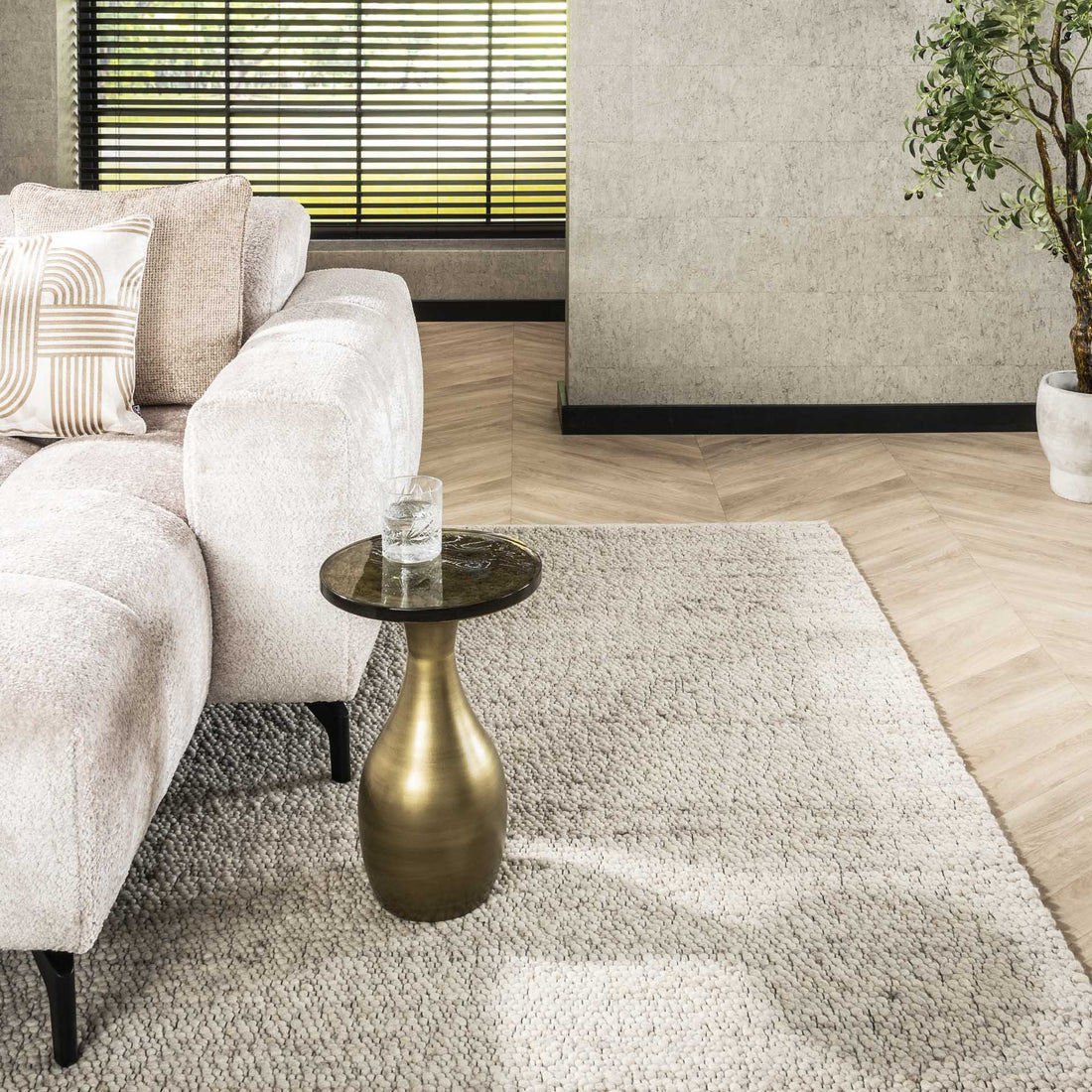 Bijzettafel Astra Druppel S Goud