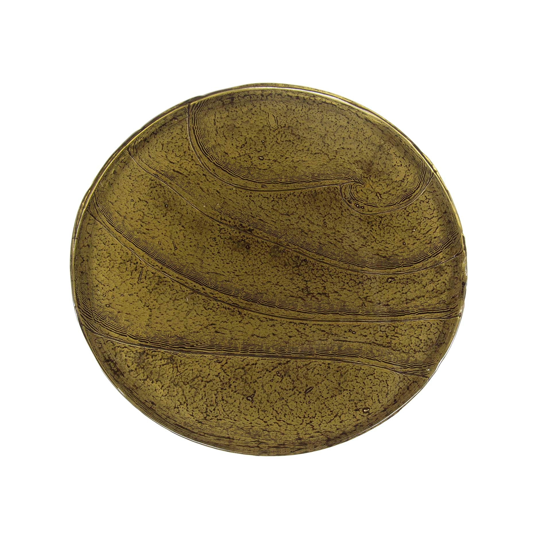 Bijzettafel Zwart Goud | Astra Druppel M |