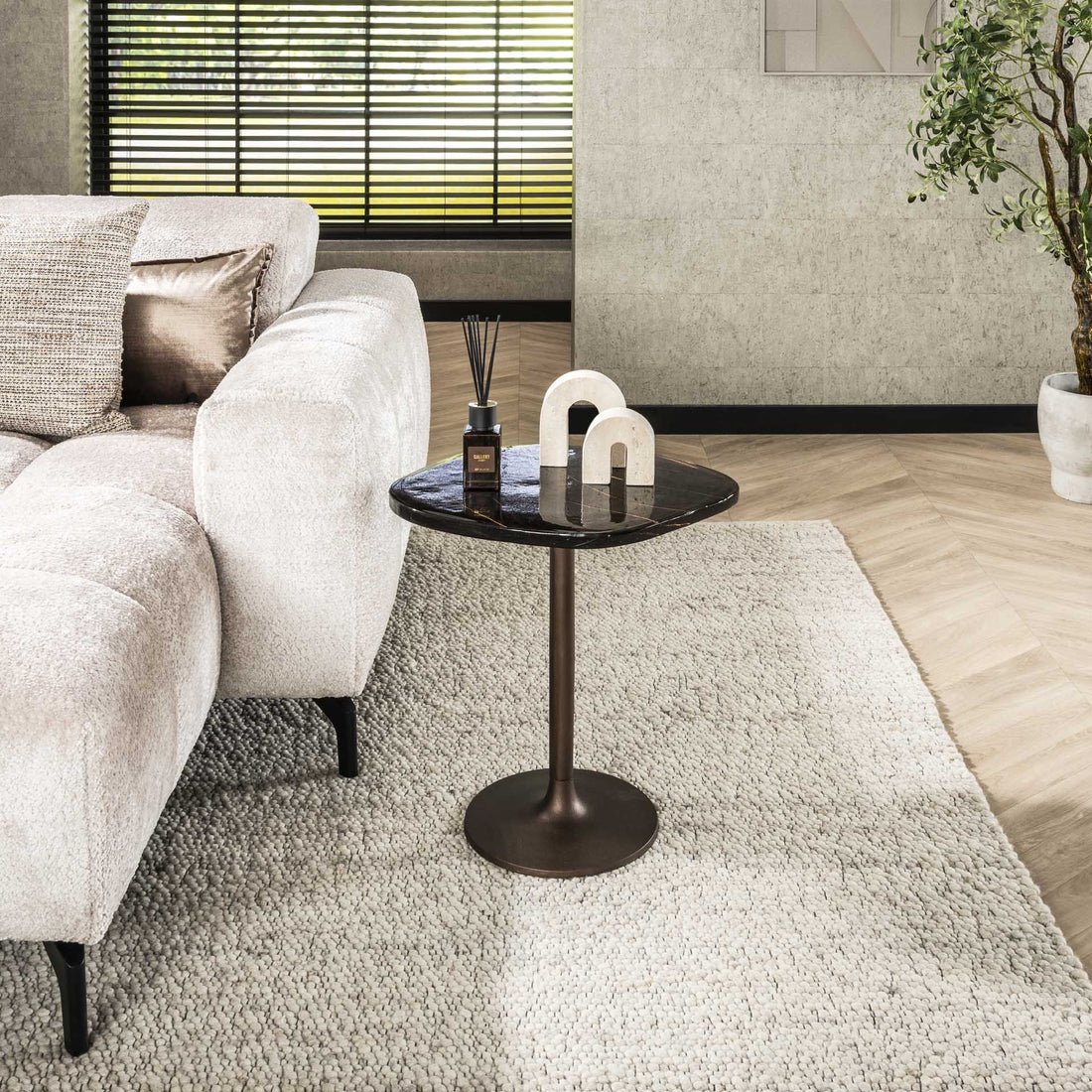 Bijzettafel koper | Astra S