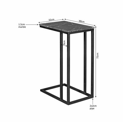 Slider Marmer High Zwart