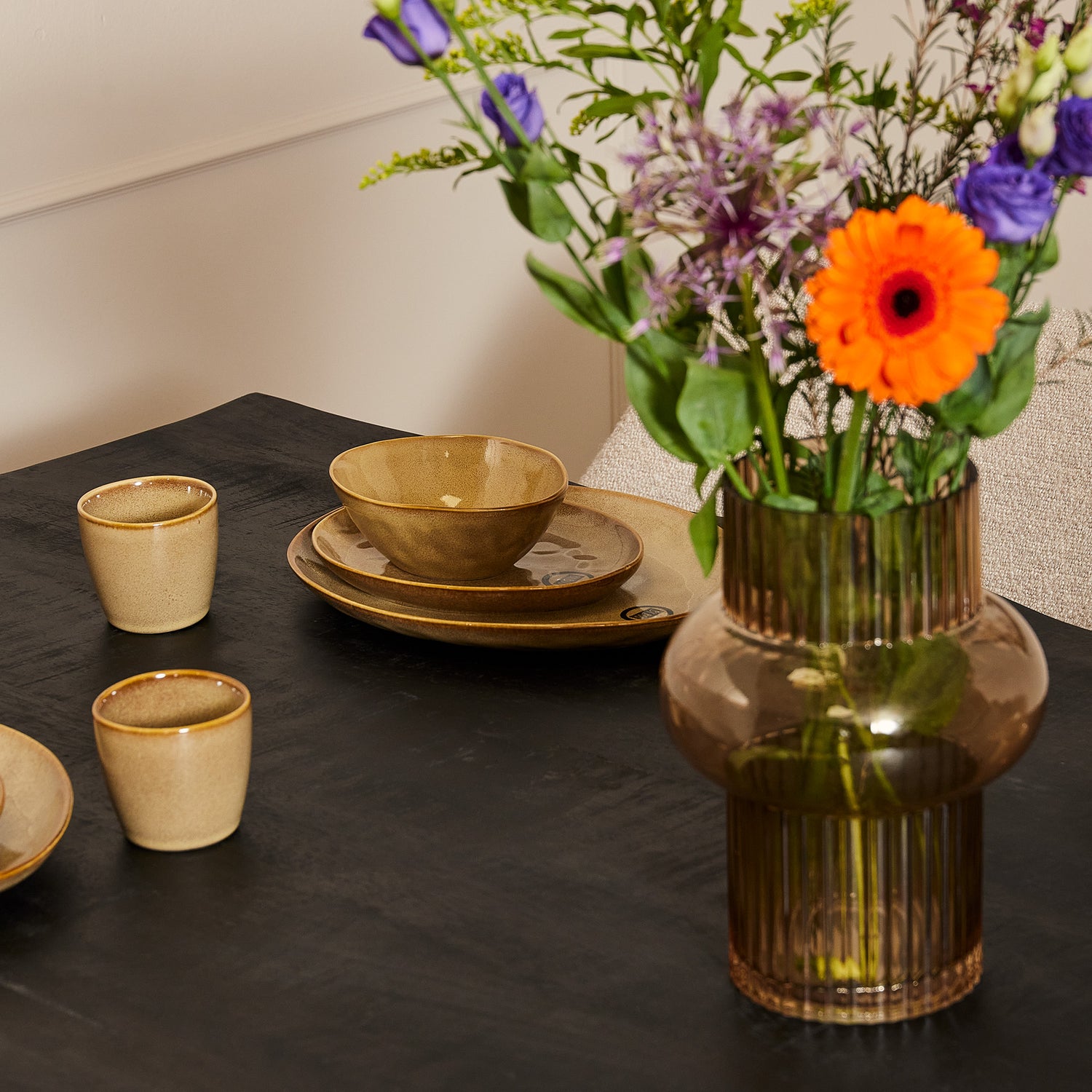 Boomstamtafel zwart 200 cm zwart Boston Black |