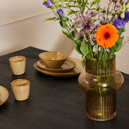 Boomstamtafel zwart 220 cm lengte | mangohout