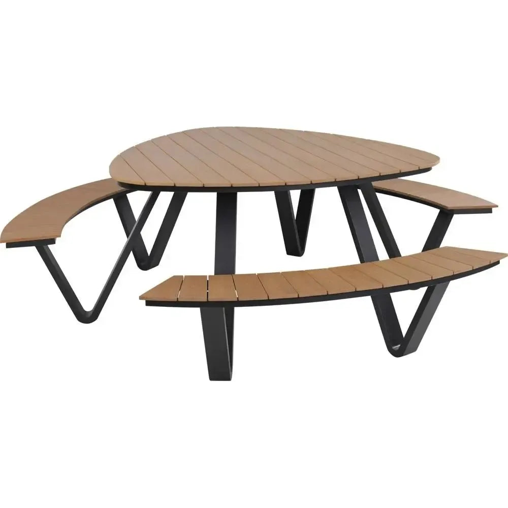 Picknickset Arezzo Driehoek – Waar Design en Gezelligheid Samenkomen - Industrieelinhuis.nl