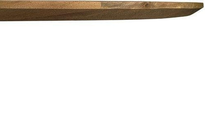 Deens Ovaal 200 cm mangohout en staal