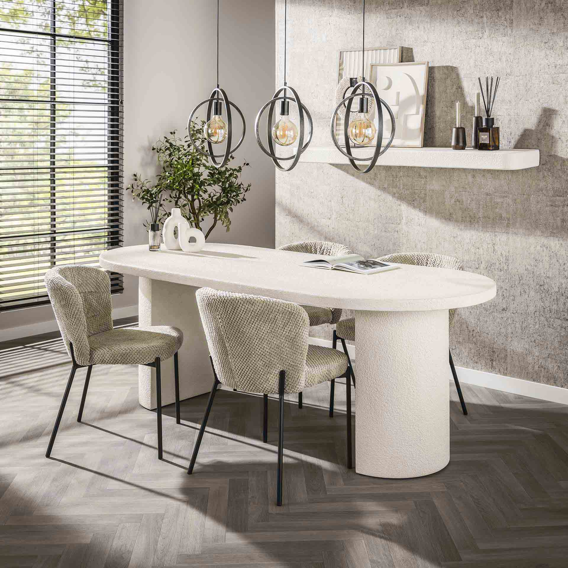 Eetkamertafel George 215x90cm