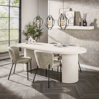 Eetkamertafel George 215x90cm